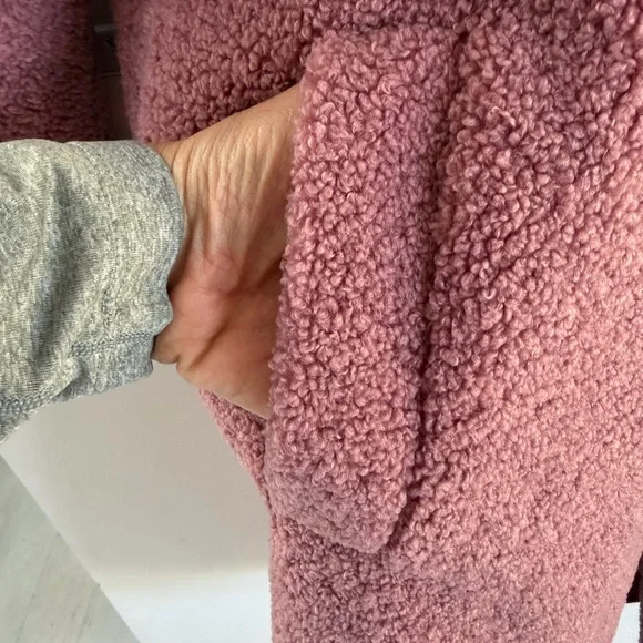 NWOT A.L.C. Pink/Mauve Teddy Jacket - Picture 4 of 5